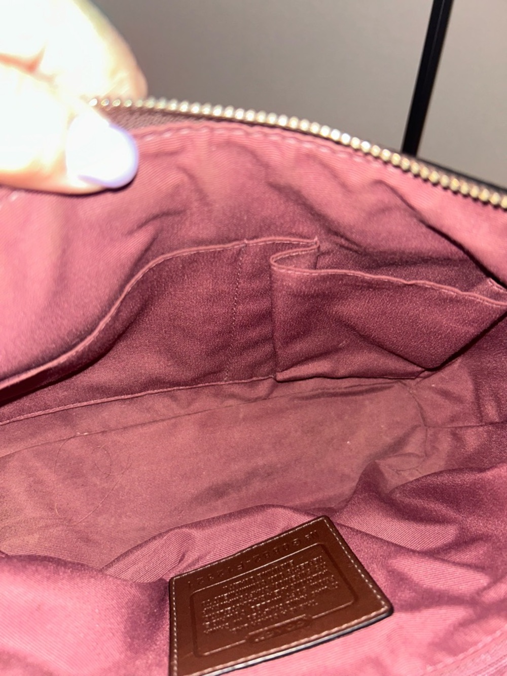 Classic Coach Brown SoHo Pebbled Leather Shoulder Bag - Picture 12 of 14